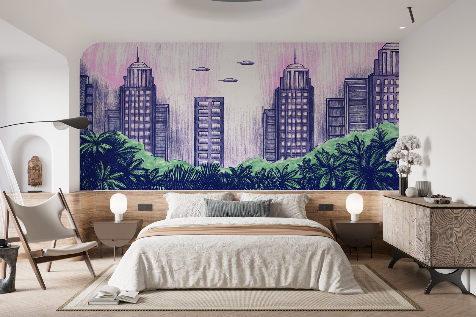 Papier peint 210 - mockup salon
