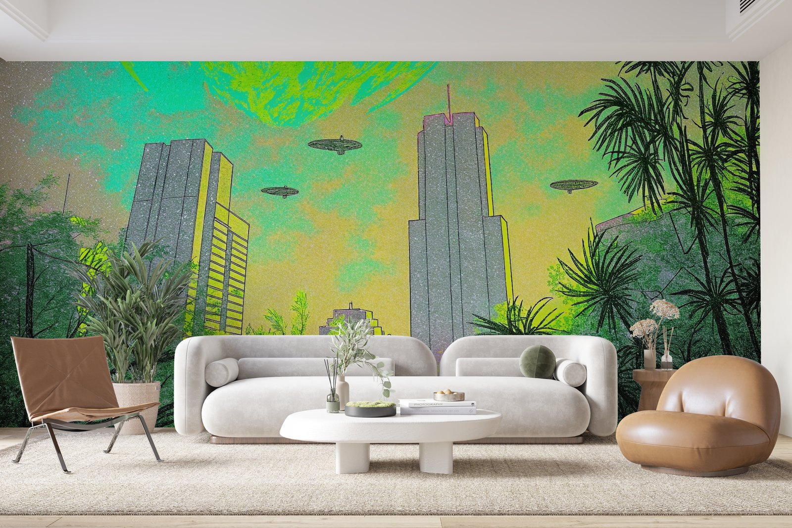 Papier peint 211 - mockup chambre