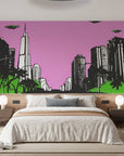 Papier peint 212 - mockup salon