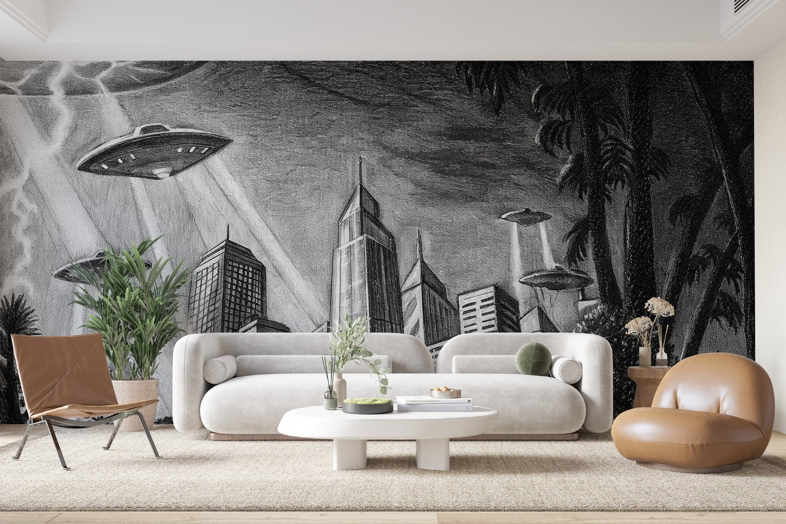 Papier peint 214 - mockup chambre