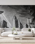 Papier peint 214 - mockup chambre