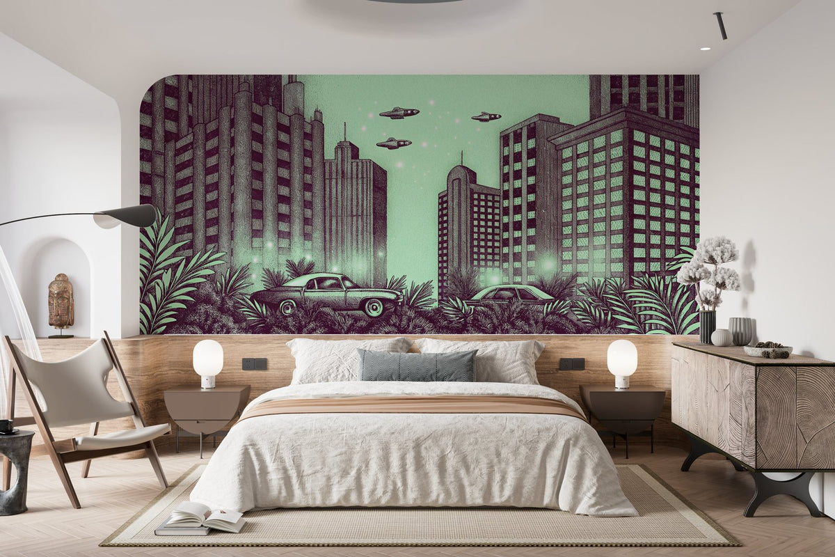 Papier peint 215 - mockup salon