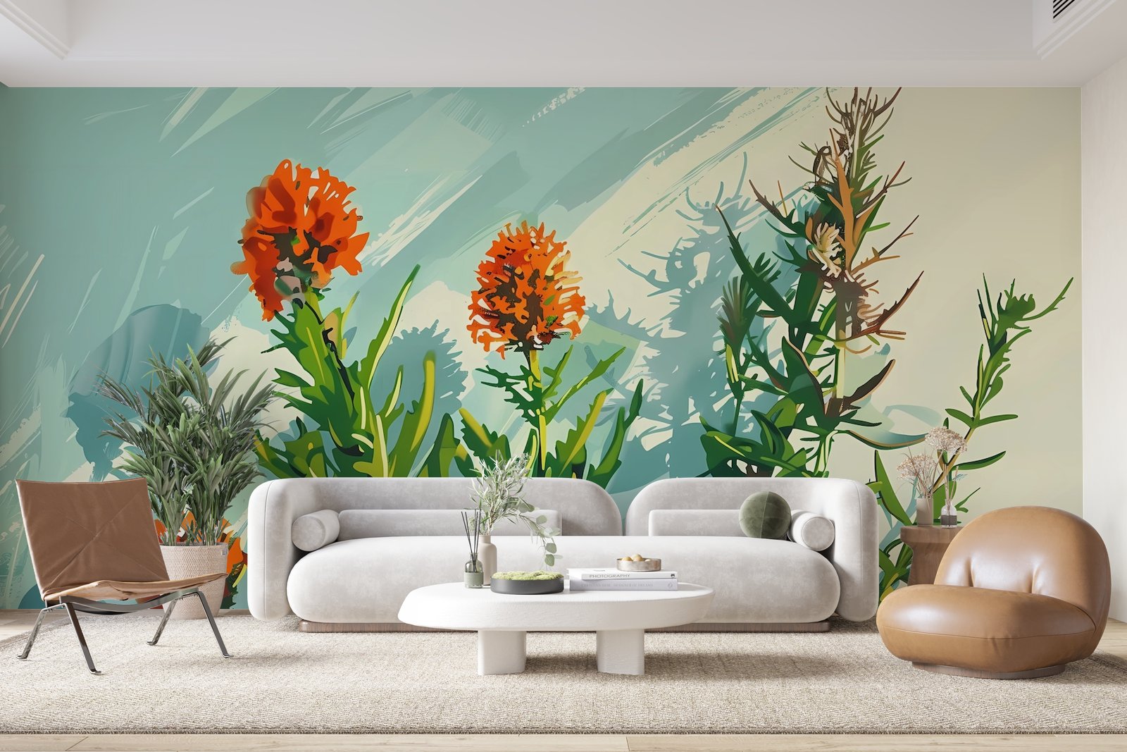 Papier peint 217 - mockup chambre