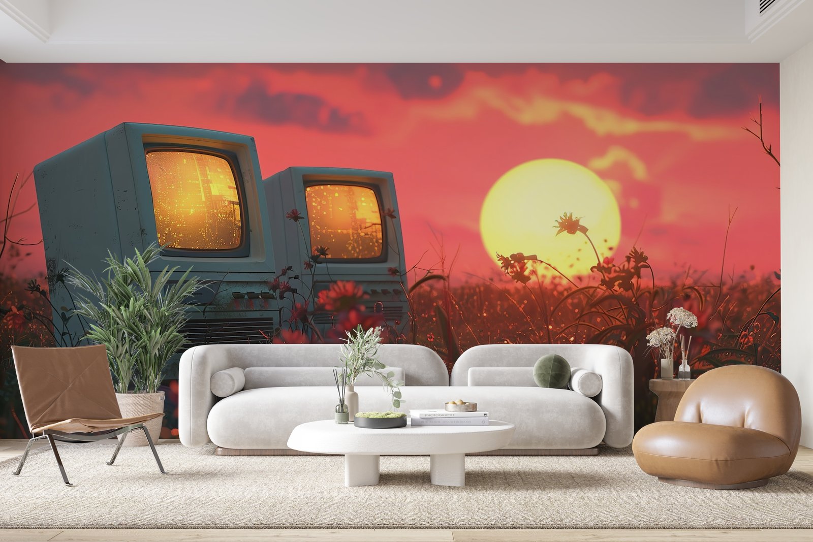 Papier peint 220 - mockup chambre