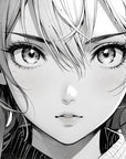 Papier Peint Anime - Regard Manga Intense