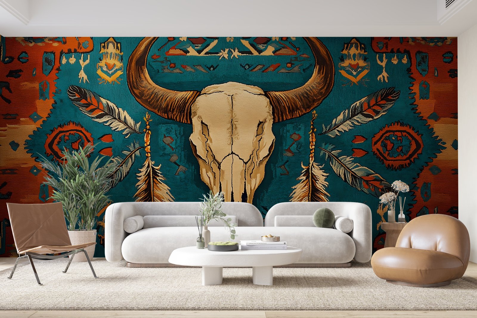 Papier peint 228 - mockup chambre