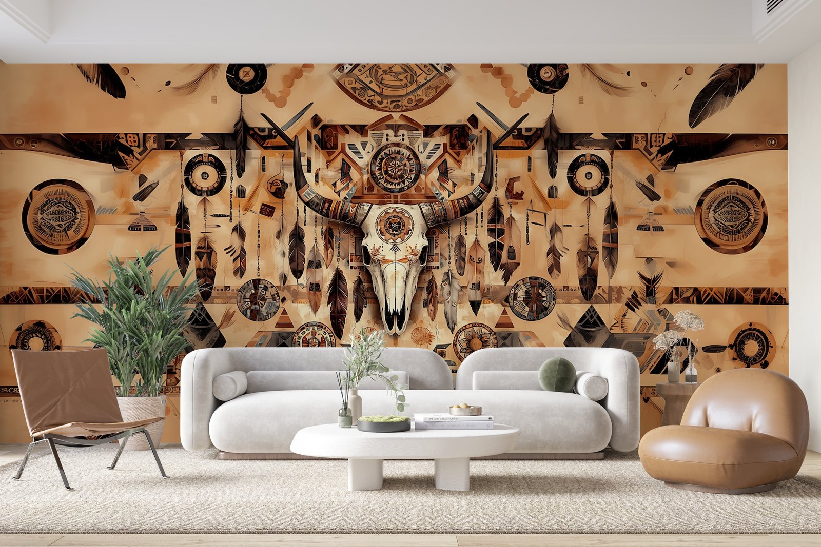 Papier peint 235 - mockup chambre