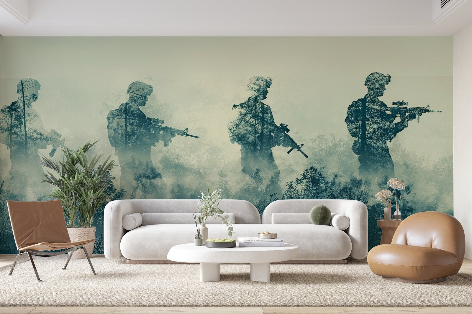 Papier peint 239 - mockup chambre