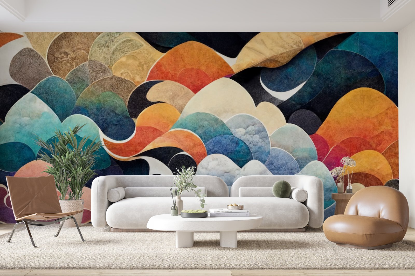 Papier peint 244 - mockup chambre
