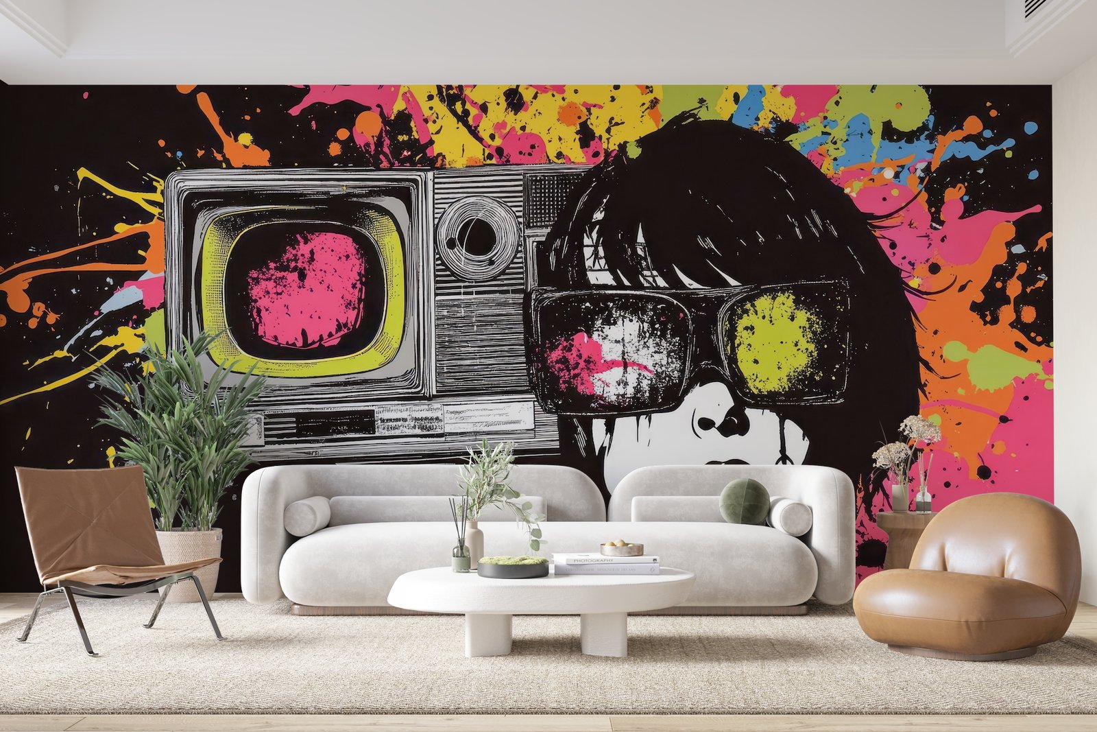 Papier peint 245 - mockup chambre