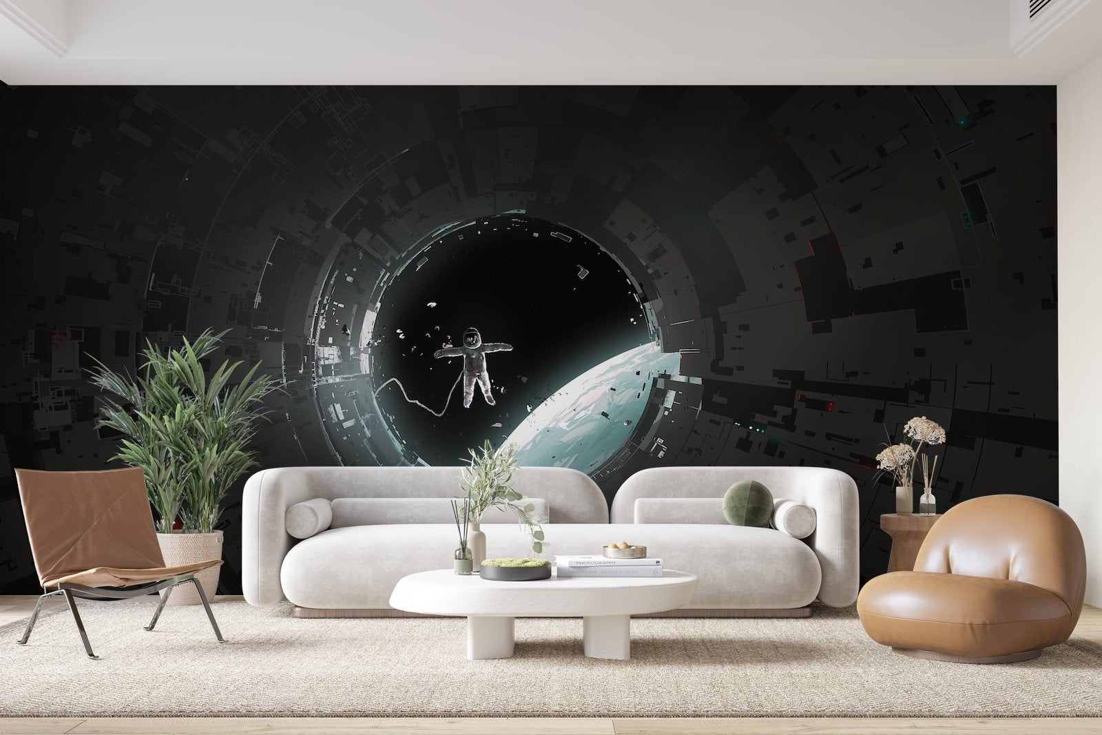 Papier peint 252 - mockup chambre