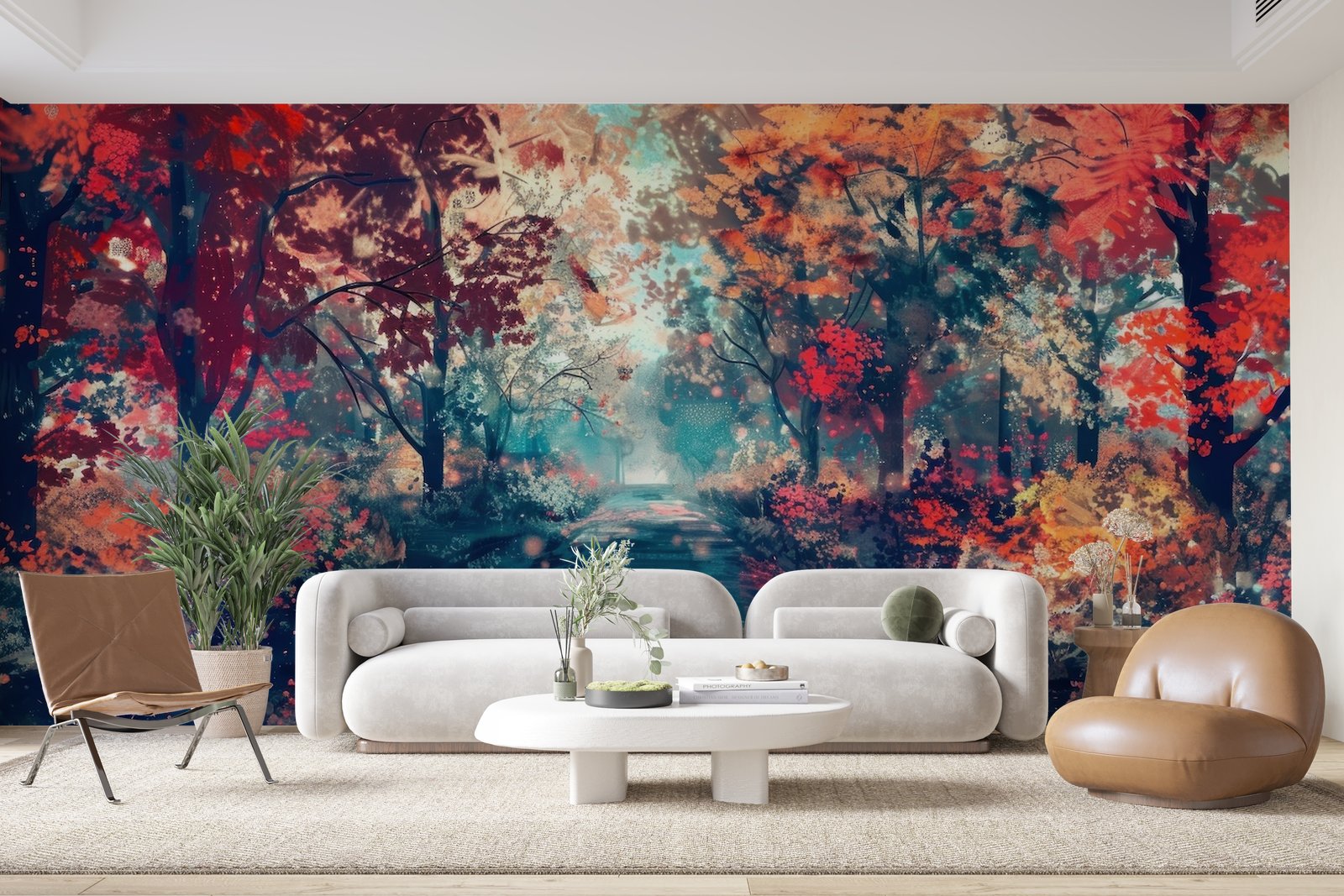 Papier peint 257 - mockup chambre