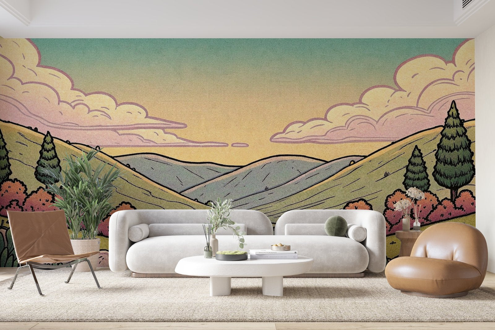 Papier peint 259 - mockup chambre