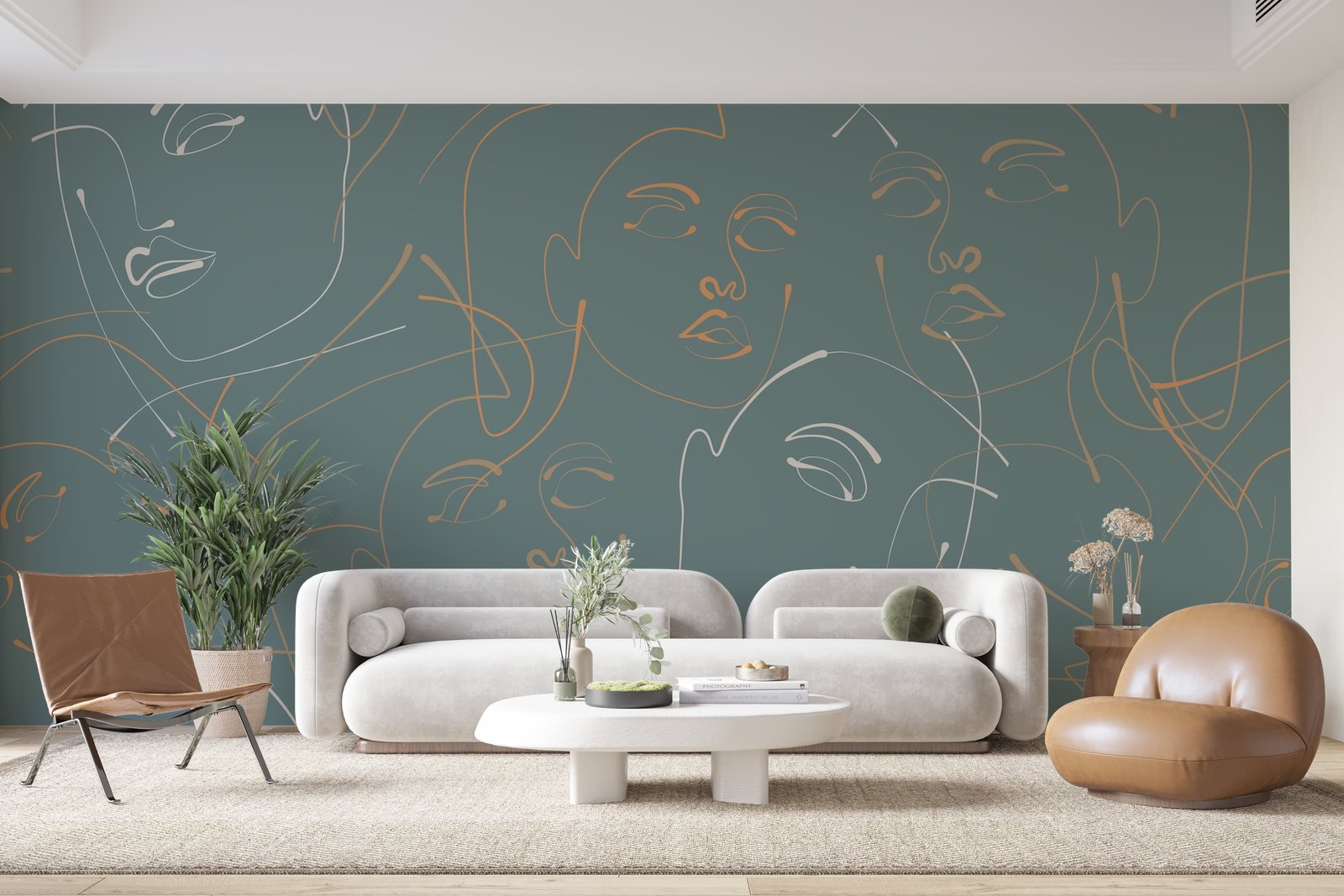 Papier peint 262 - mockup chambre