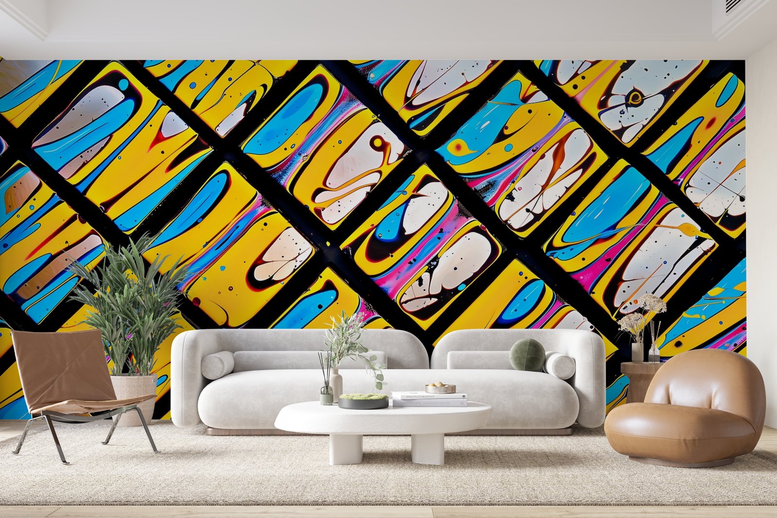 Papier peint 265 - mockup chambre