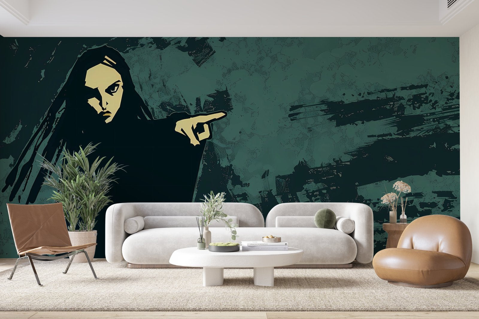 Papier peint 268 - mockup chambre
