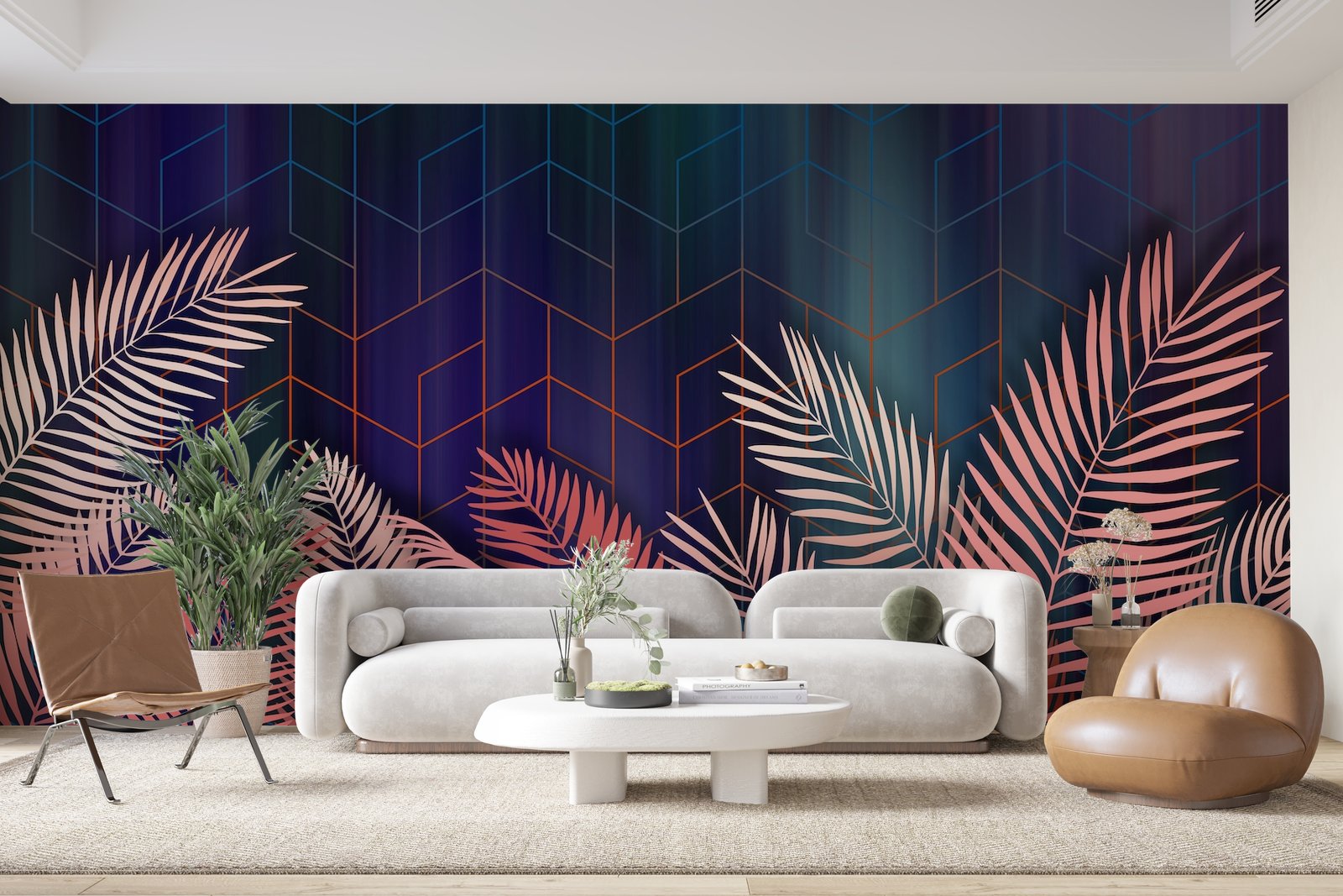 Papier peint 269 - mockup chambre