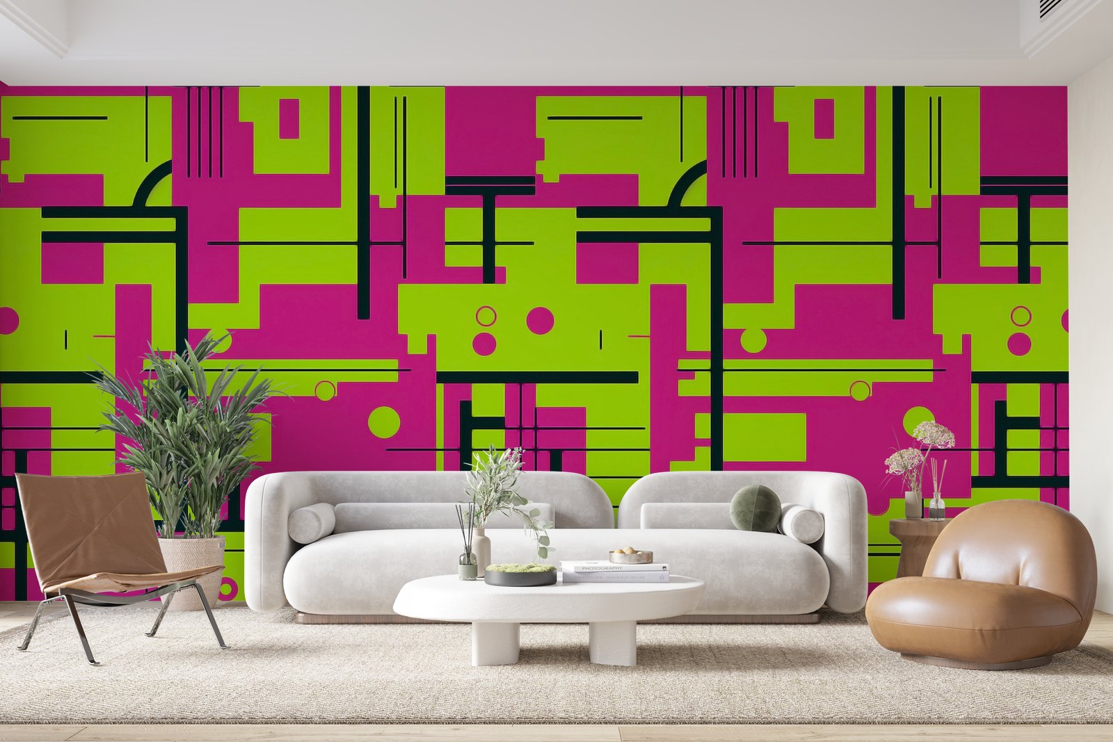 Papier peint 271 - mockup chambre