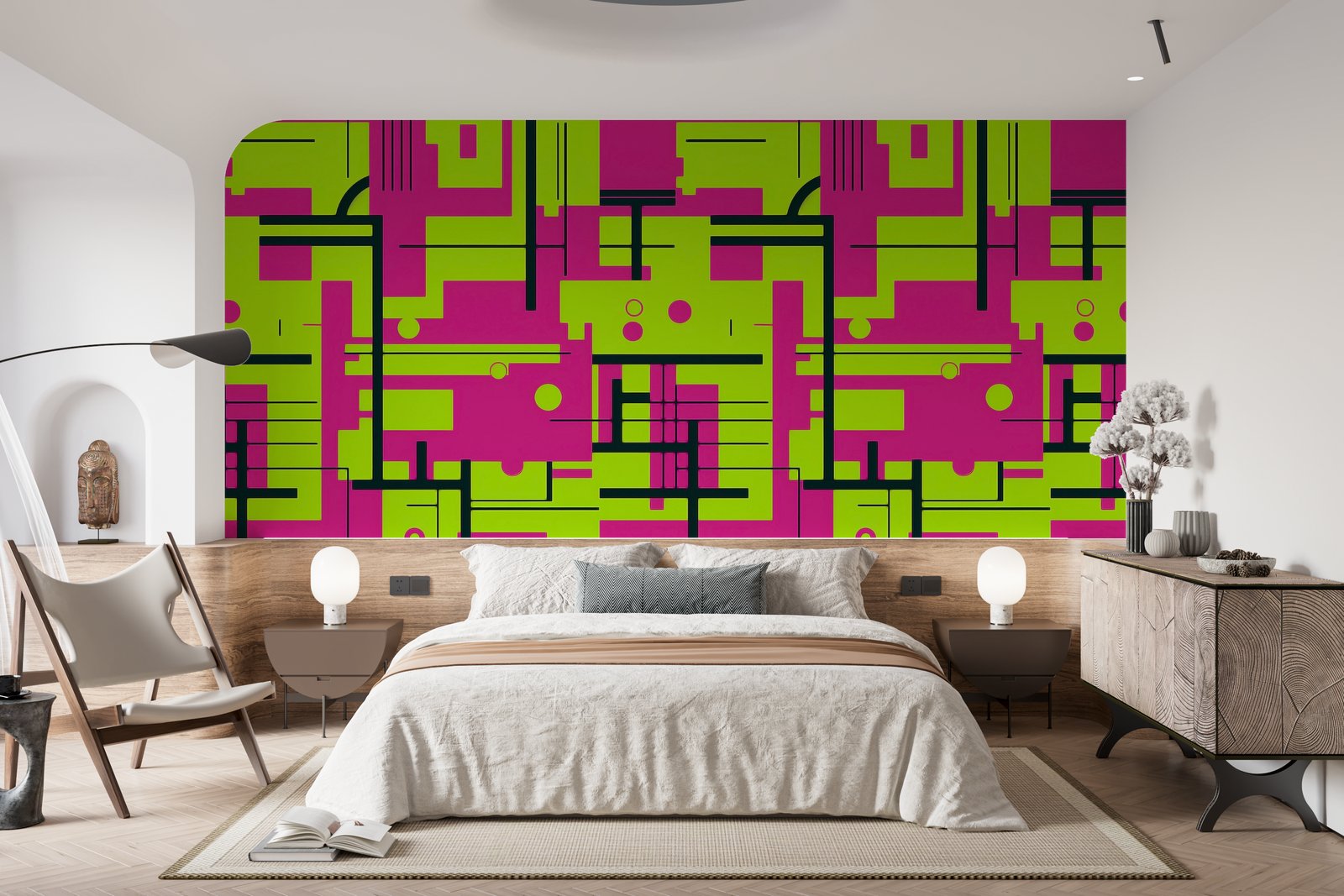 Papier peint 271 - mockup salon