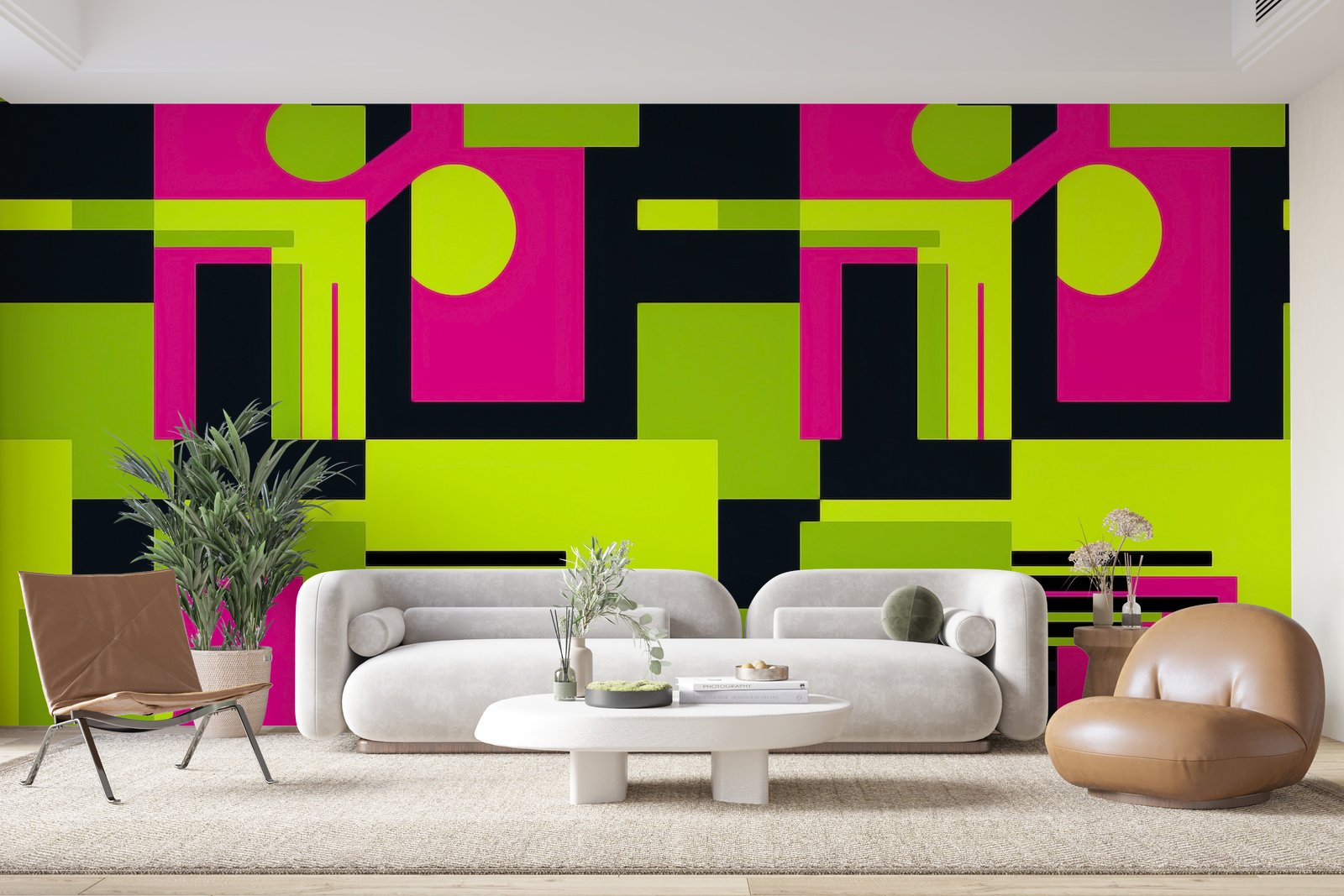 Papier peint 272 - mockup chambre
