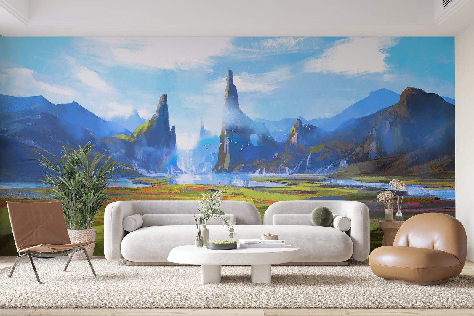 Papier peint 287 - mockup chambre