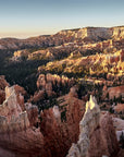 Papier Peint Désert - Canyon Doré au Lever du Soleil
