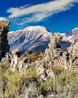 Papier Peint Montagne - Formations Rocheuses et Sommets Enneigés