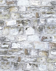 Papier Peint Pierre - Mur en Pierres Naturelles Grises