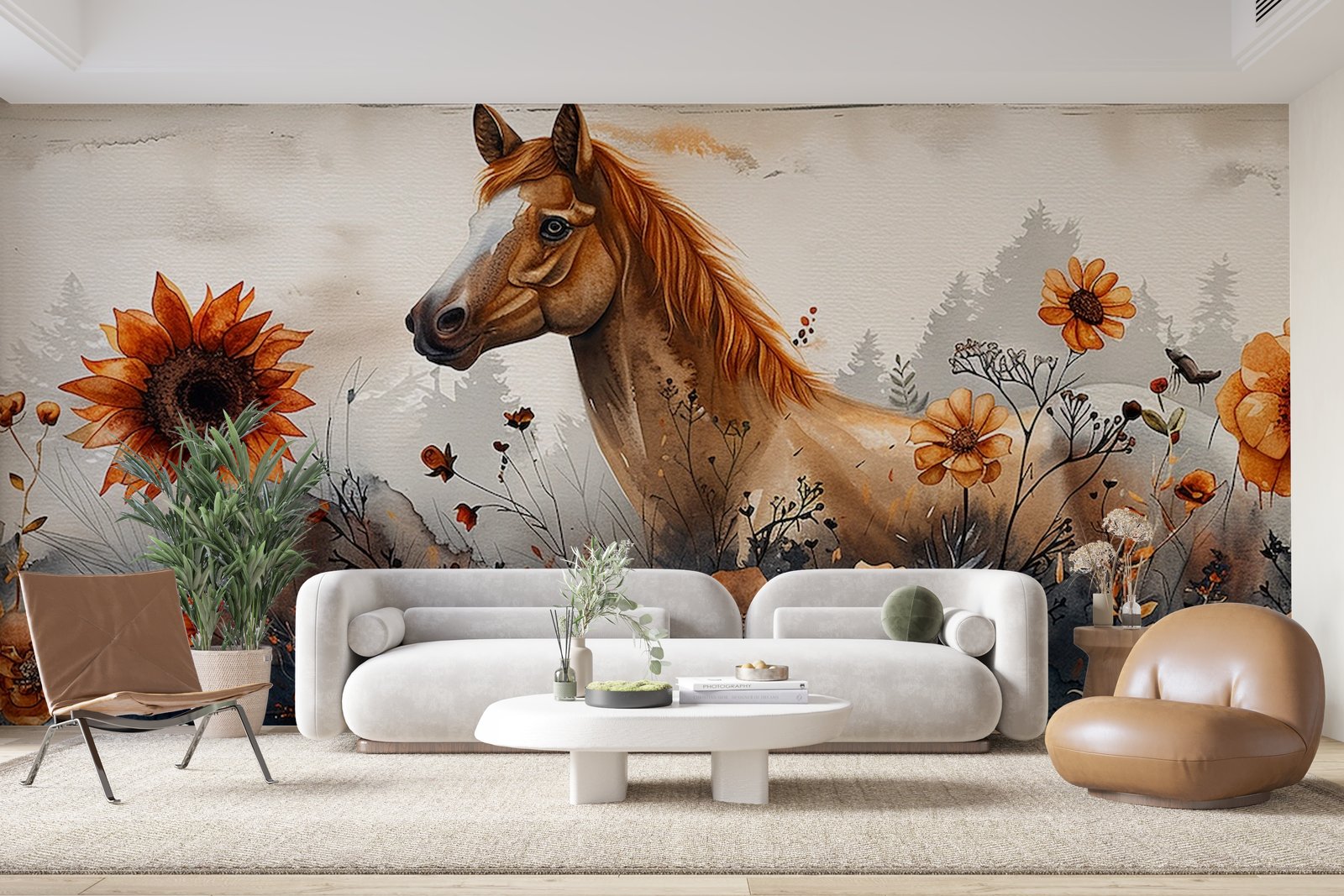 Papier peint 296 - mockup chambre