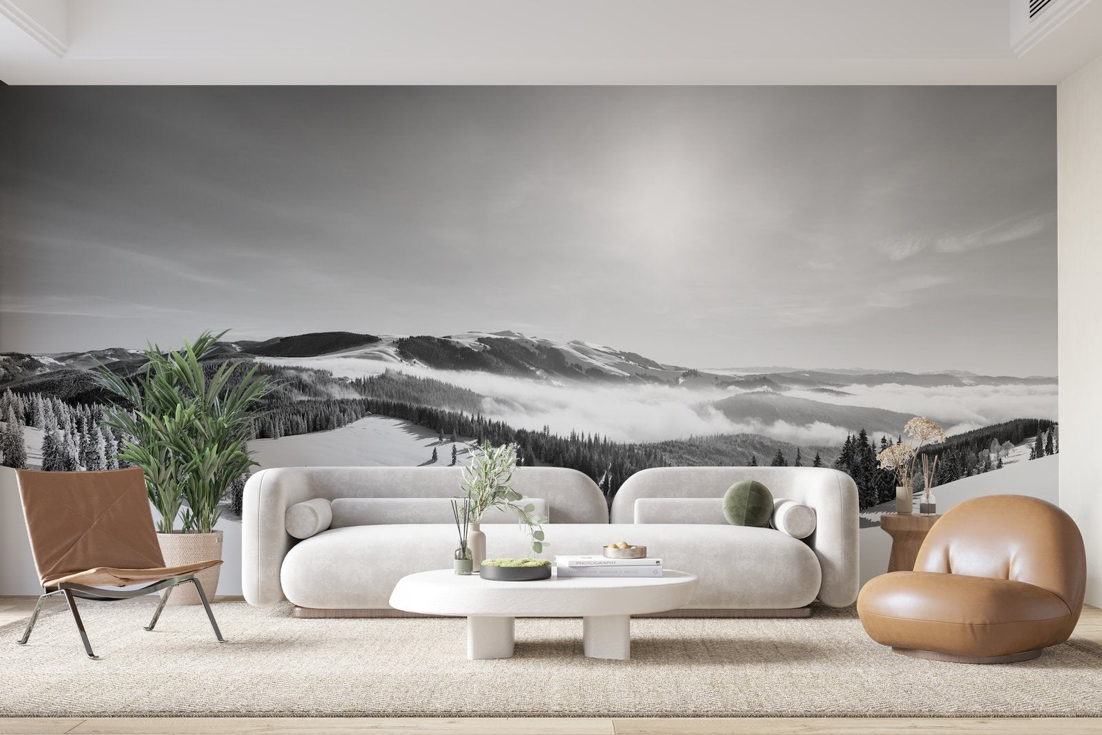 Papier peint 303 - mockup chambre