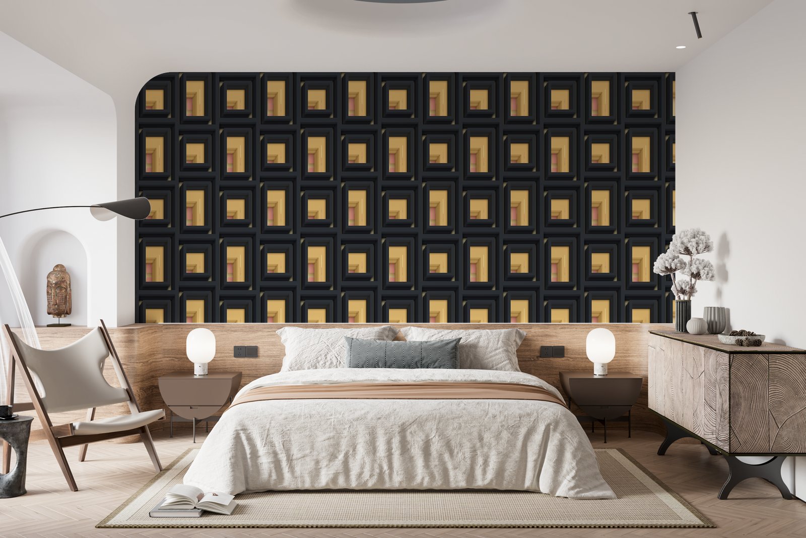 Papier peint 310 - mockup salon