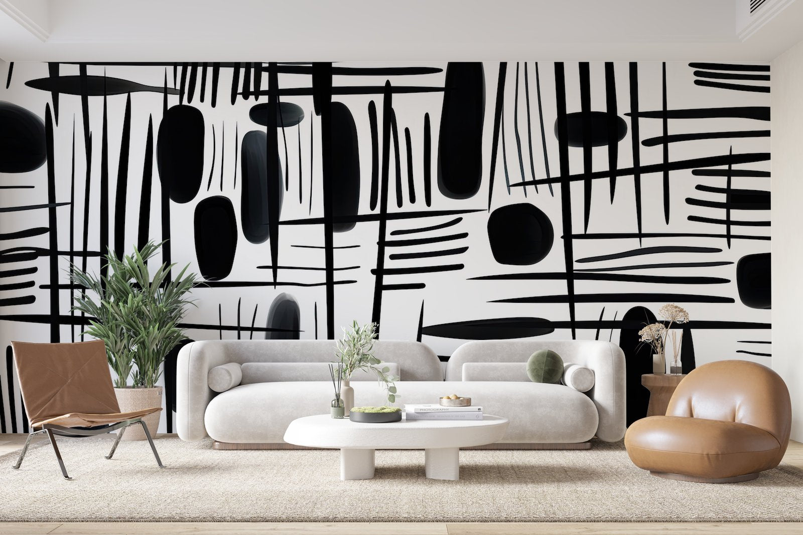 Papier peint 312 - mockup chambre