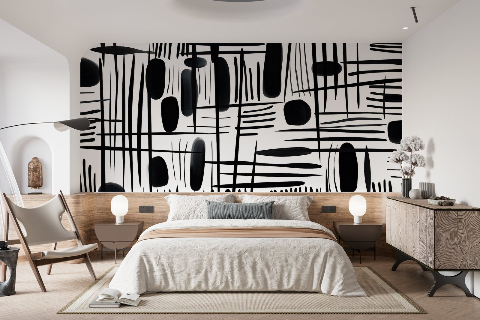 Papier peint 312 - mockup salon