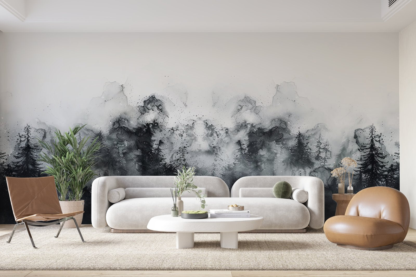 Papier peint 313 - mockup chambre