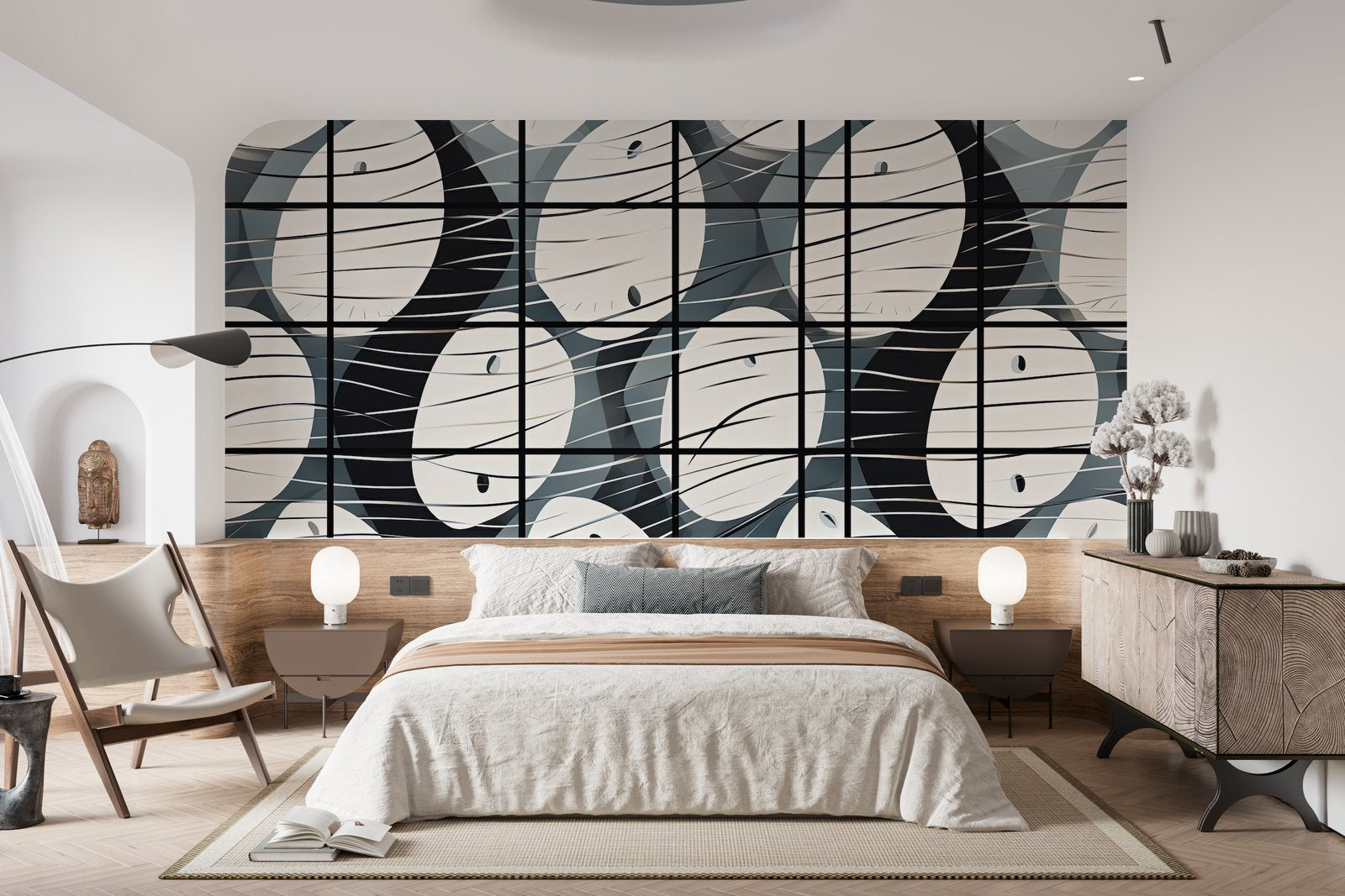 Papier peint 314 - mockup salon