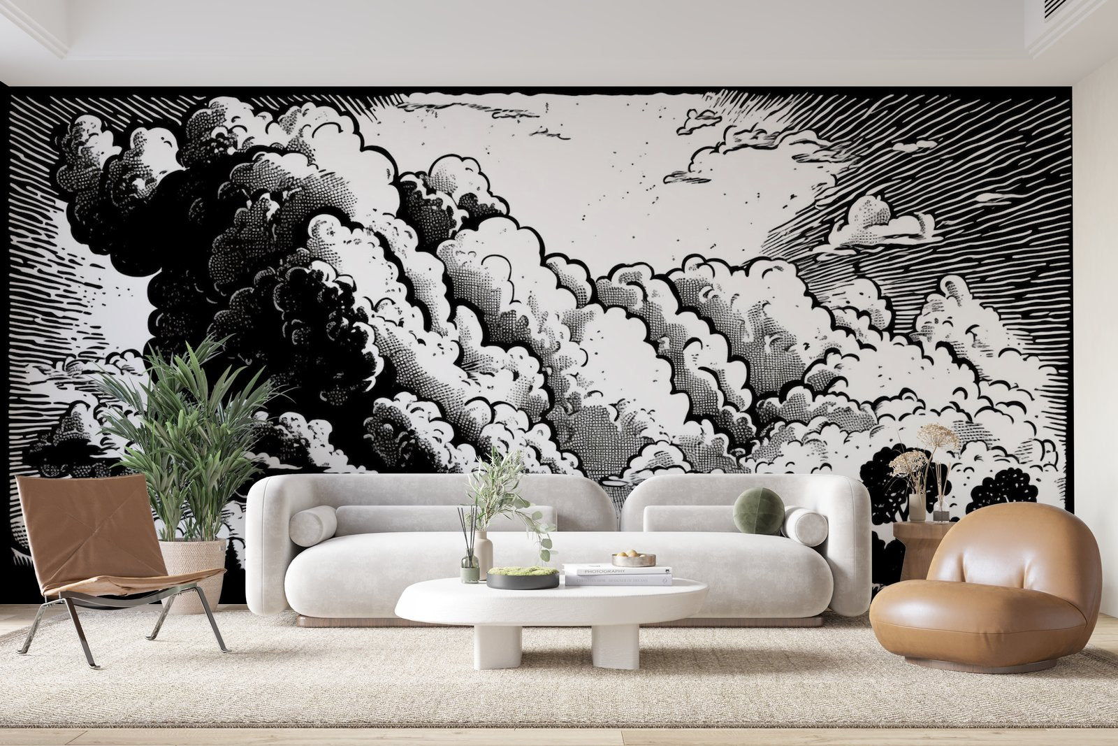 Papier peint 315 - mockup chambre