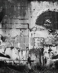 Papier Peint Art Urbain - Regard sur Mur de Béton