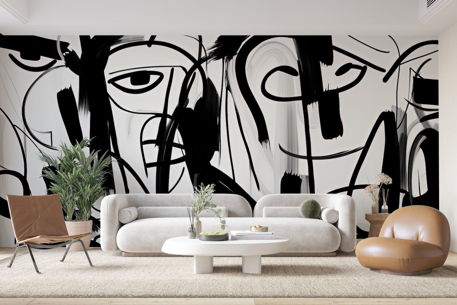 Papier peint 322 - mockup chambre