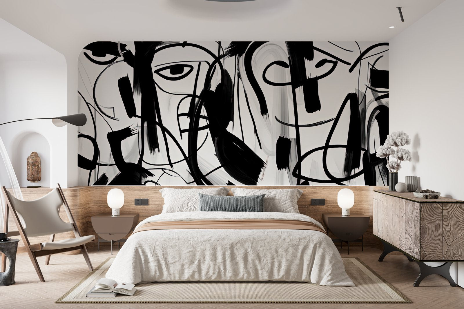 Papier peint 322 - mockup salon