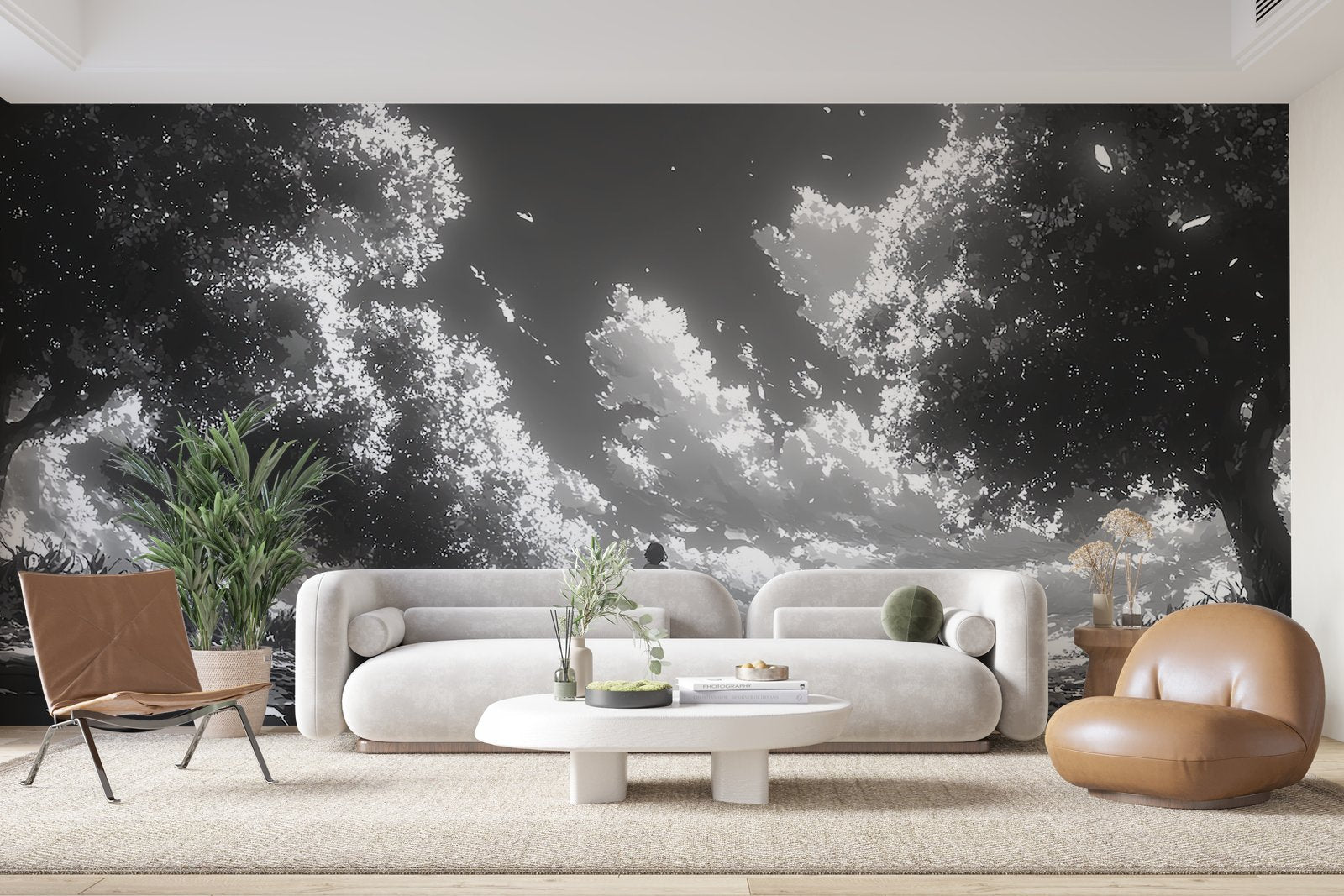 Papier peint 323 - mockup chambre