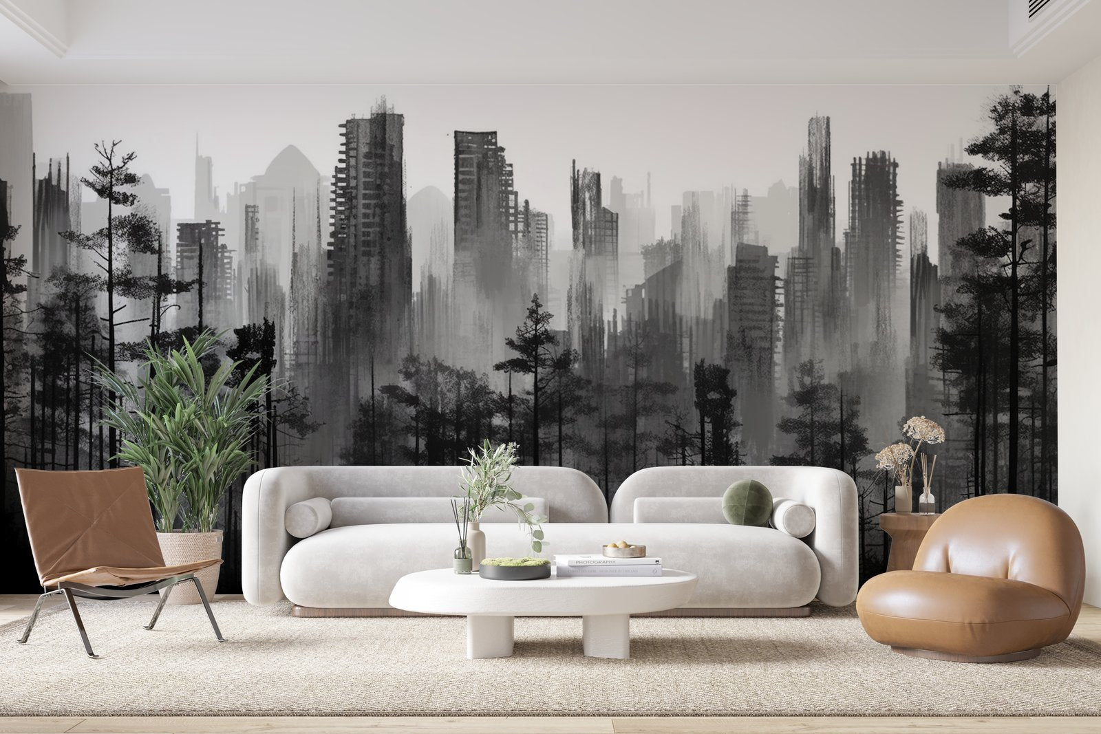 Papier peint 325 - mockup chambre