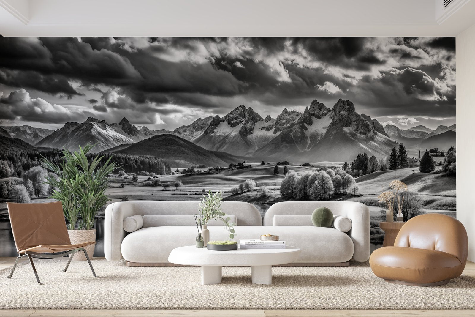 Papier peint 326 - mockup chambre