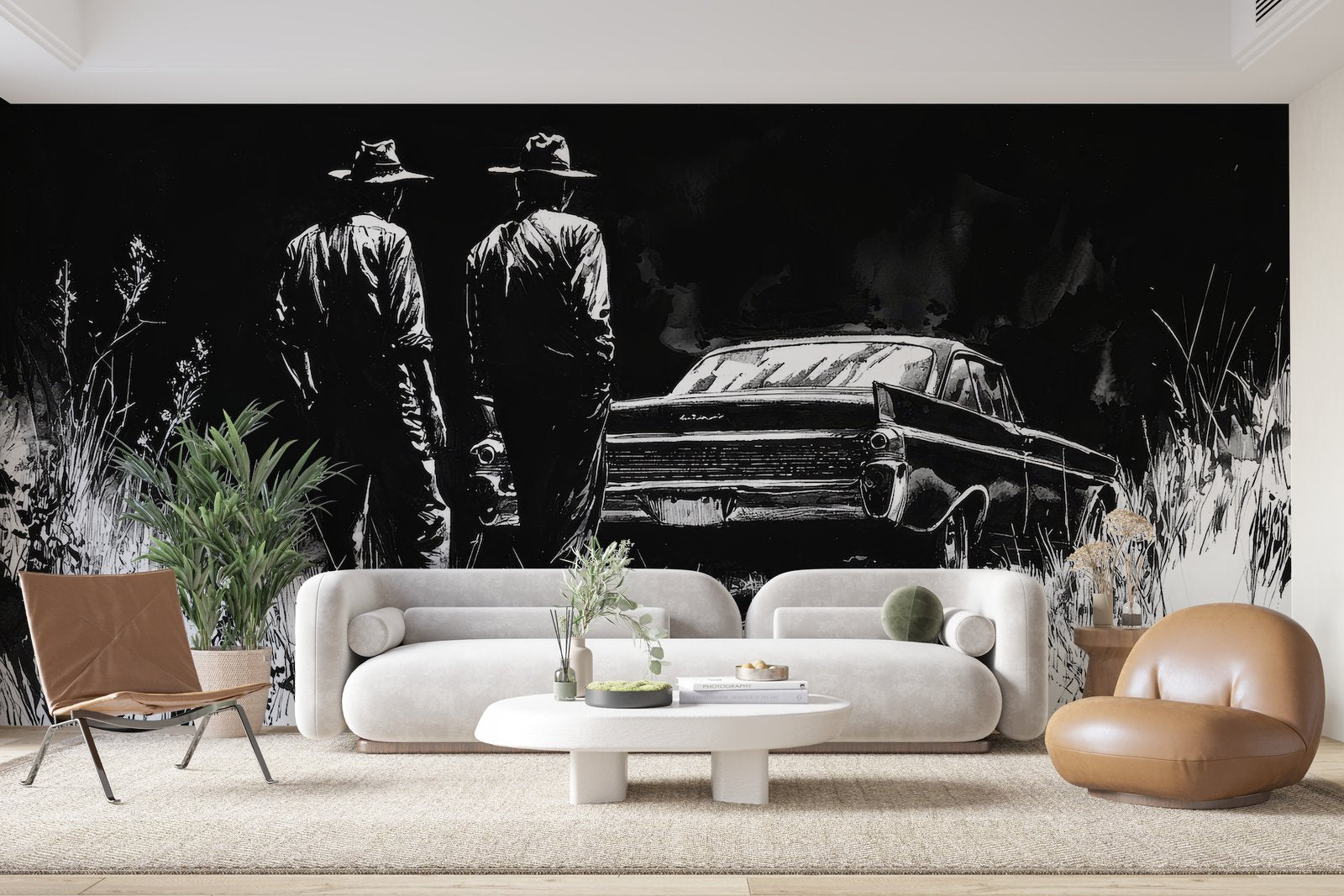 Papier peint 328 - mockup chambre