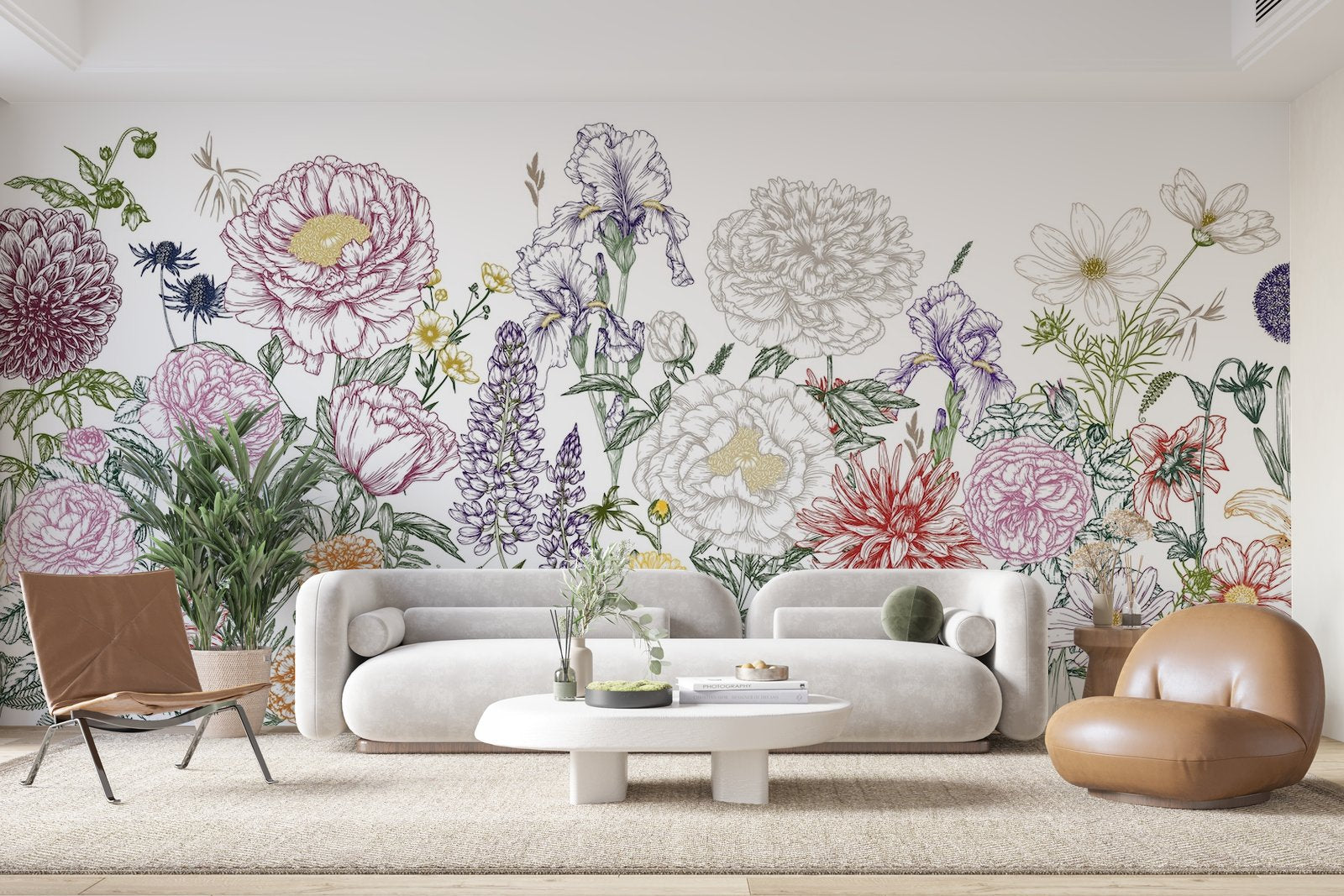 Papier peint 345 - mockup chambre