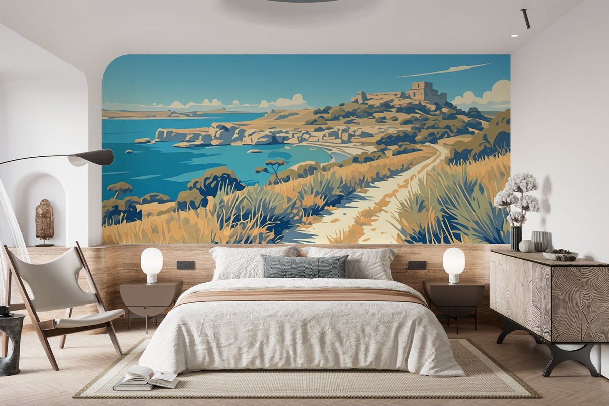 Papier peint 350 - mockup salon