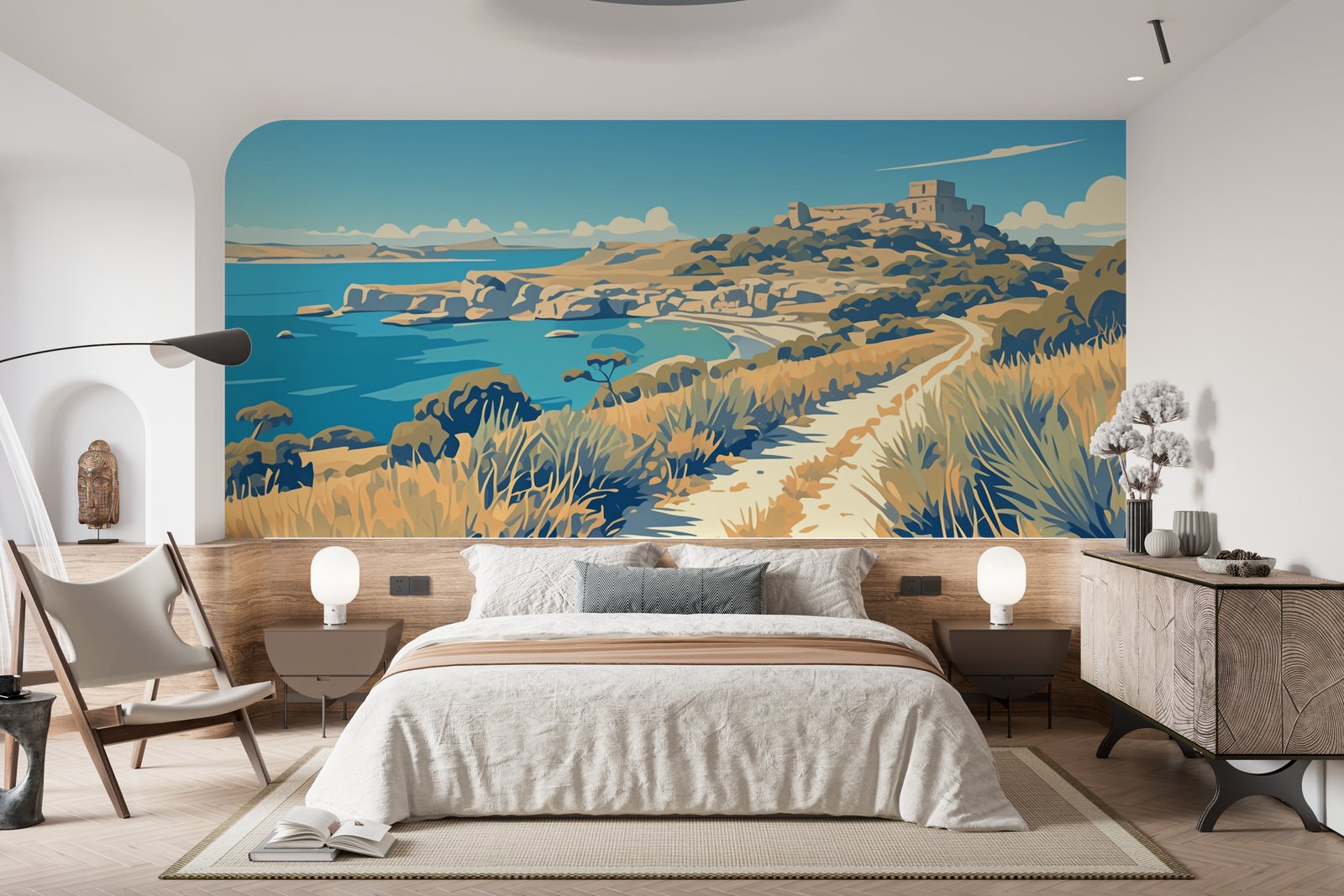 Papier peint 350 - mockup salon