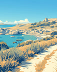 Papier Peint Paysage - Côte Rocheuse et Citadelle