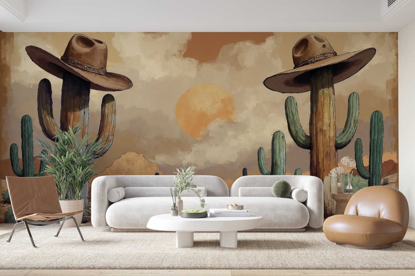Papier peint 351 - mockup chambre