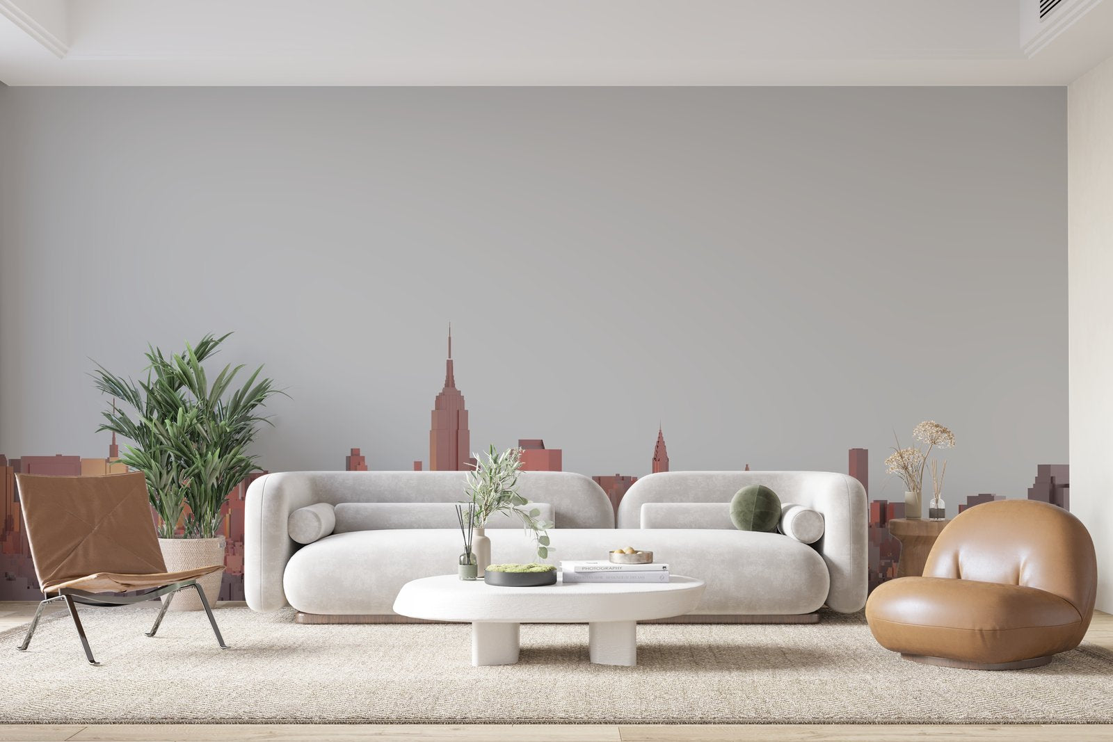 Papier peint 354 - mockup chambre
