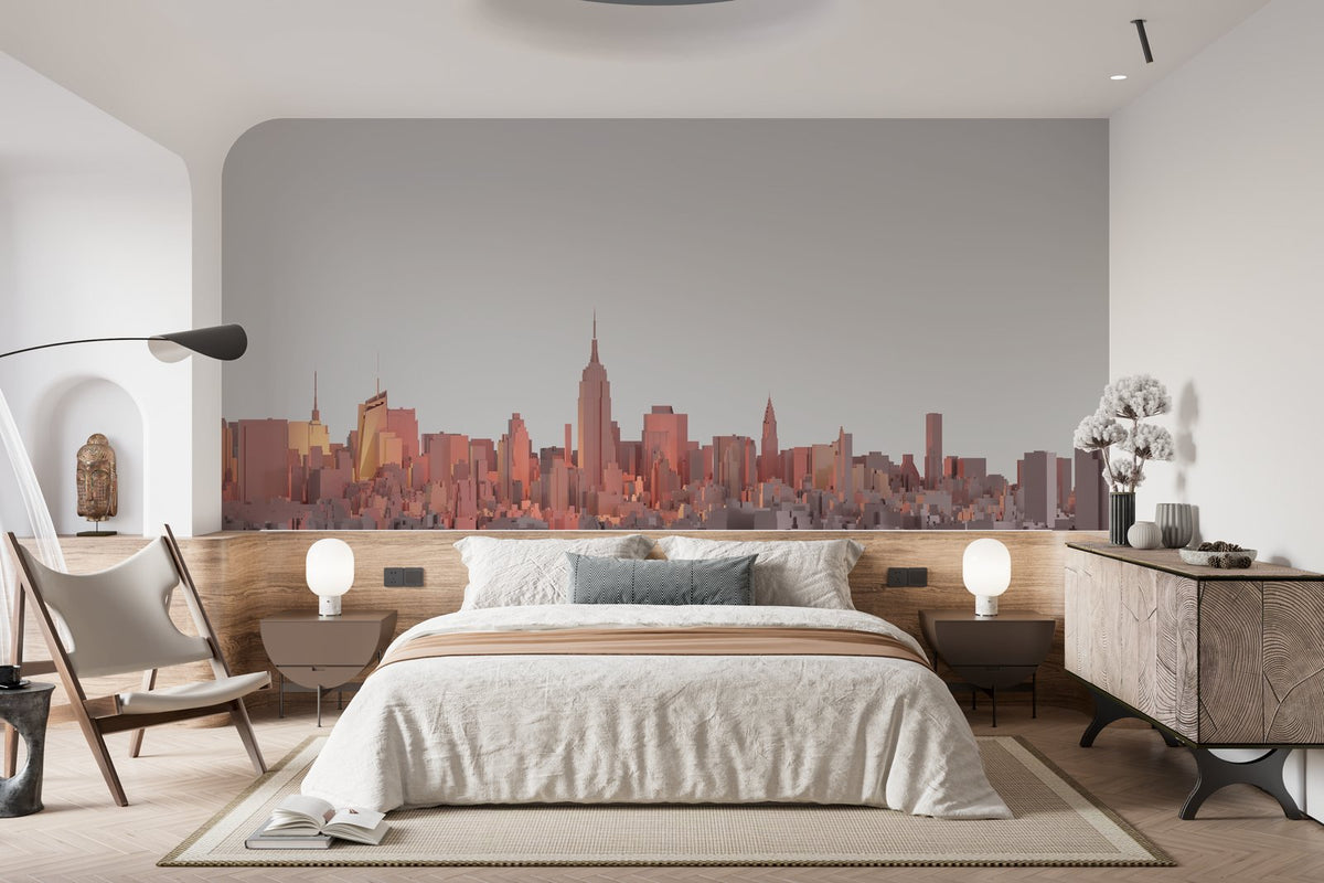 Papier peint 354 - mockup salon